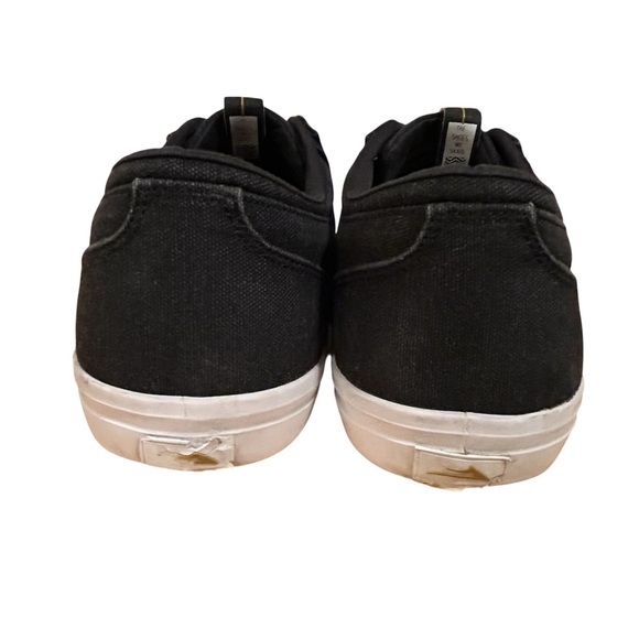 Lakai Limited Griffin Men’s Skate Shoes Black Canvas Gold Stitching Logo Size 13 main image 5